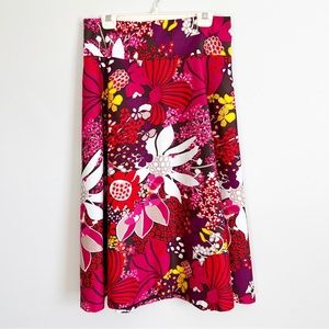 Trina Turk Floral Midi Skirt Size 10